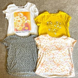 ☀️Girls old navy T-shirt bundle size L, plus 1 Cat & Jack☀️